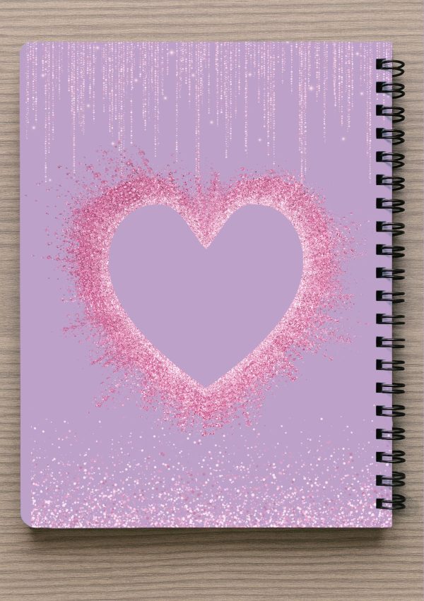 מחברת A4 -לב מנצנץ