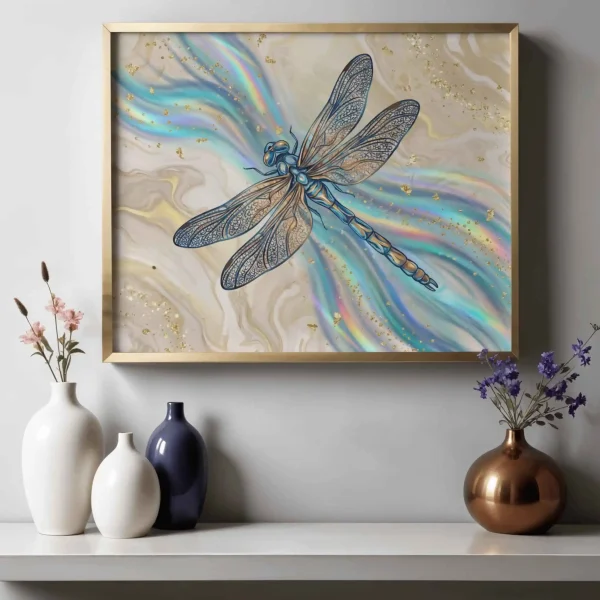 תמונת השפירית המלכותית- סגנון ארט-דקו מודרני.